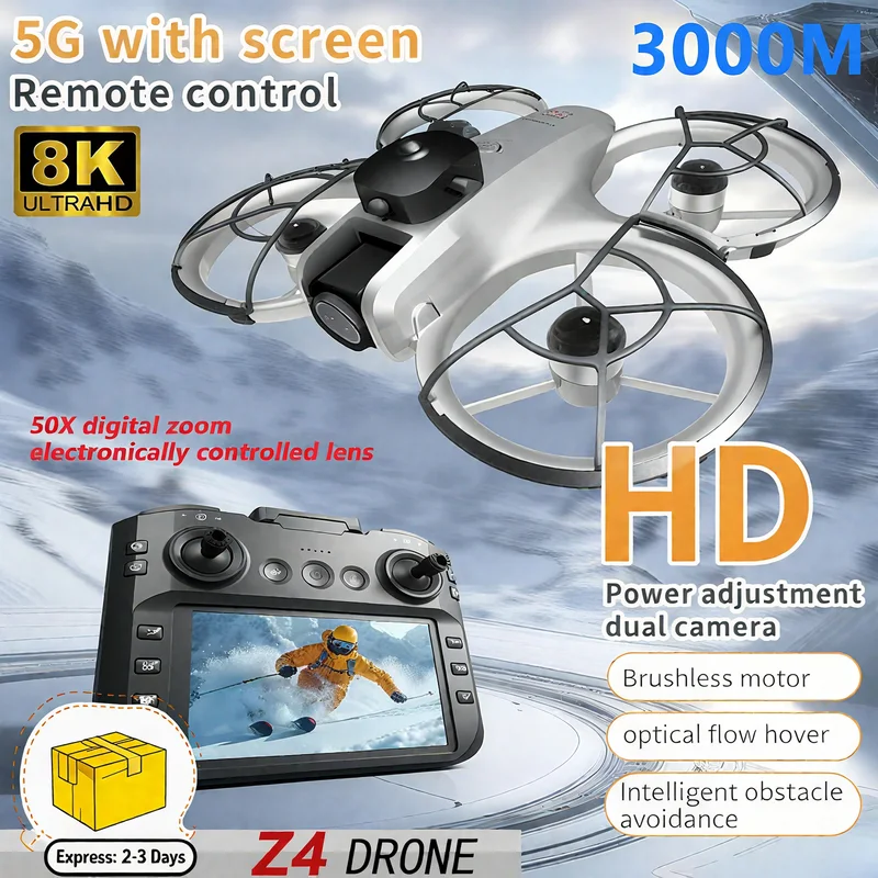 Drone Photogrammetry - Yeni MINI Z4 Drone 4K Profesyonel