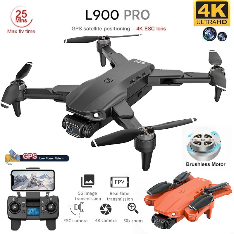 Drone Aerial Photography - L900 Pro GPS Drone 4K profesyonel