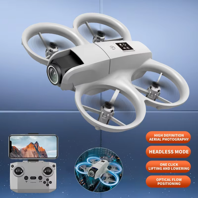 Drone Lidar - 2026 YENİ GT3 Mini LED'li Katlanabilir