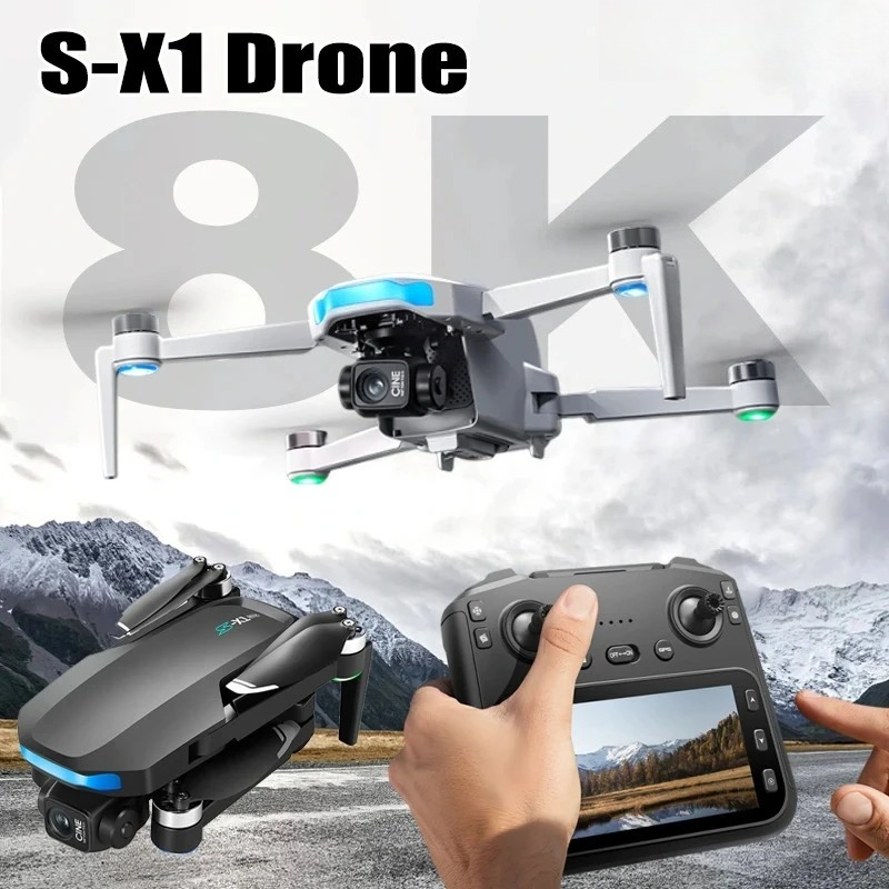 Drone Photogrammetry - Orijinal S-X1 Drone 8K HD Profesyonel