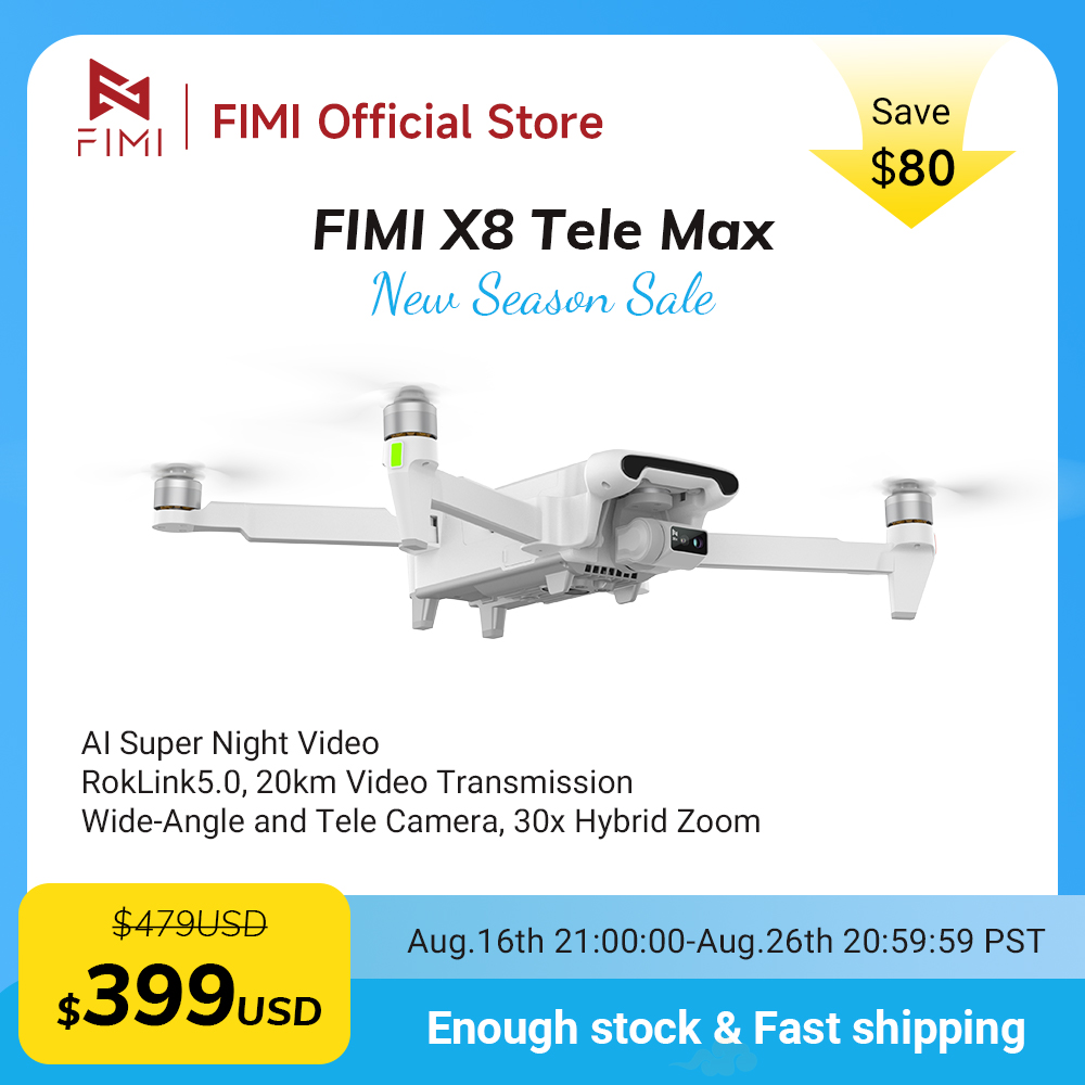 FIMI X8 Tele Max Yeni Drone Ge - Drone Thermal Imaging incelemesi ve fiyatı