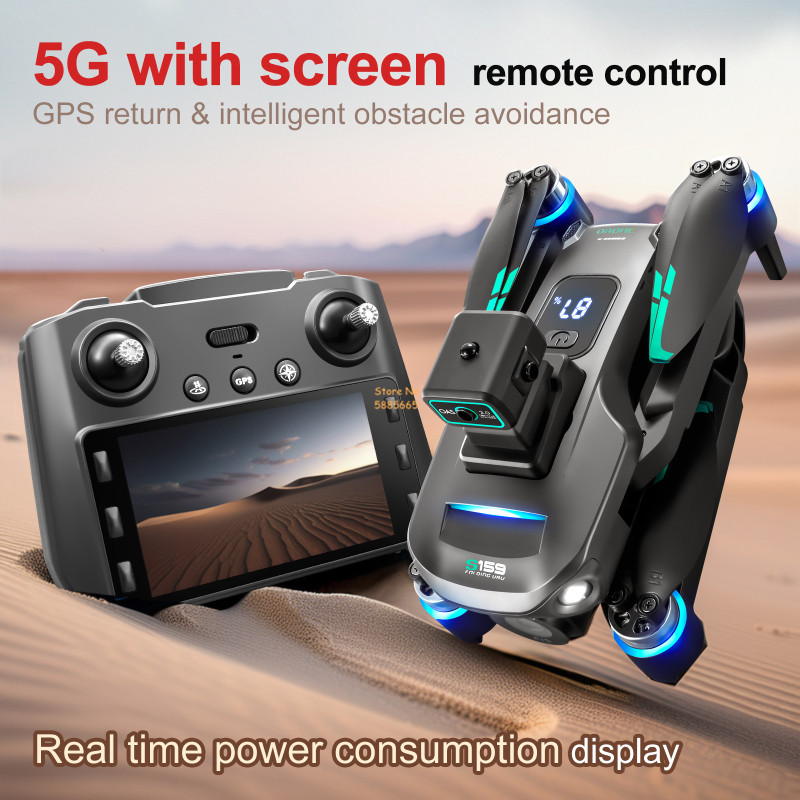 8K Çift Kamera 5G WIFI FPV Uza - Drone Aerial Photography incelemesi ve fiyatı