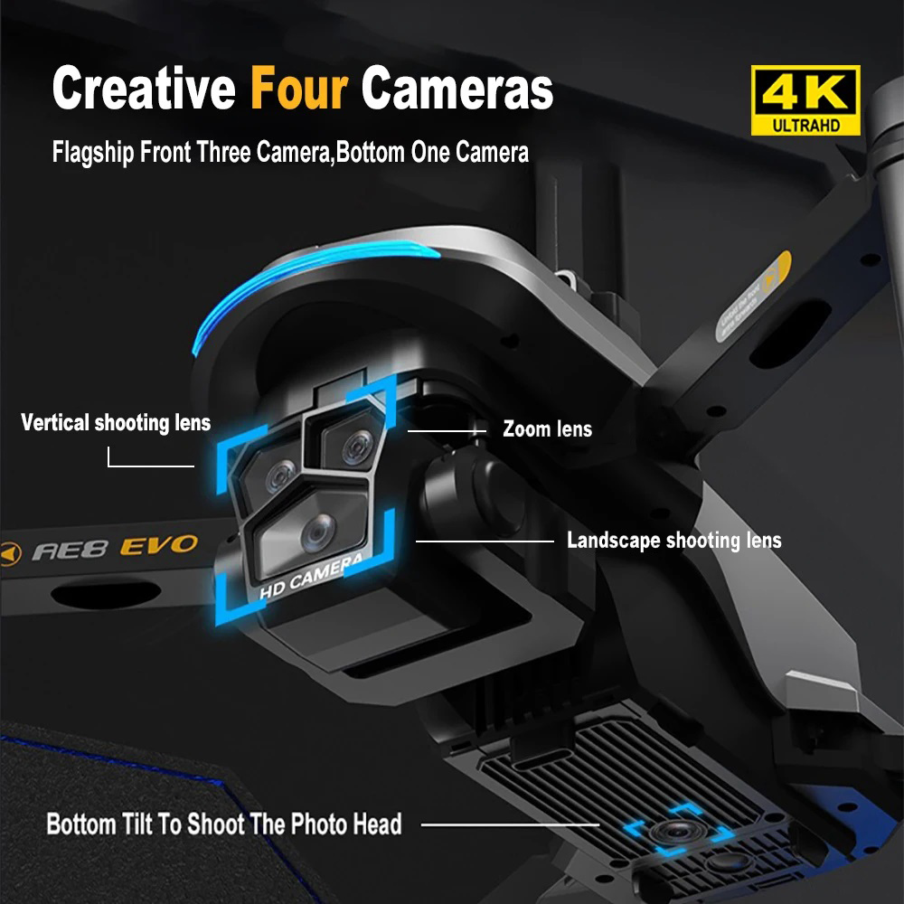 AE8 EVO Drone GPS 8K Profesyon - Drone Photogrammetry incelemesi ve fiyatı